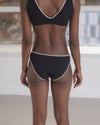 BASERANGE French organic cotton panty and bra set BAS-UNPA-CR-AU25-MURANO NAVY (UNDYED) panties (BRPA UNPA)